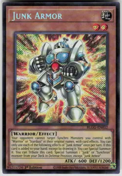 Junk Armor BLGG-EN032 Battles of Legend: Glorious Gallery Yugioh - Image 1