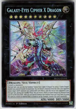 Galaxy-Eyes Cipher X Dragon BLGG-EN101 Battles of Legend Glorious Gallery Yugioh - Image 1