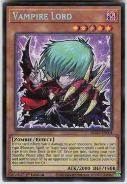 Vampire Lord BLGG-EN004 Battles of Legend: Glorious Gallery Yugioh - Image 1