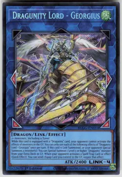Dragunity Lord - Georgius BLGG-EN014 Battles of Legend: Glorious Gallery Yugioh - Image 1
