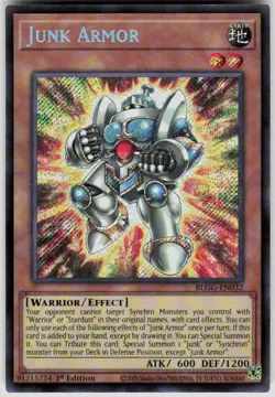 Junk Armor BLGG-EN032 Battles of Legend: Glorious Gallery Yugioh - Image 1