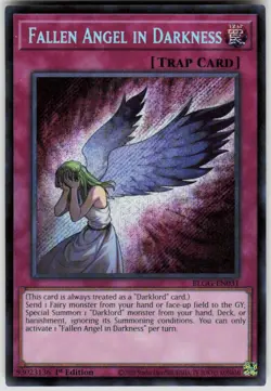 Fallen Angel in Darkness BLGG-EN031 Battles of Legend: Glorious Gallery Yugioh - Image 1