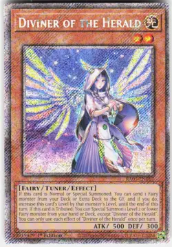 Diviner of the Herald Platnium Secret Rare RA05-EN017 Yugioh - Image 1