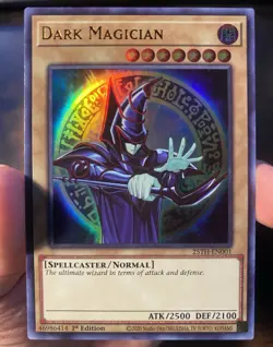 Yugioh NM+ Dark Magician Battle of Chaos Ultra Rare 1st Edition 25TH-EN001 - Image 1