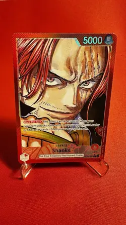 Shanks (Alt Art) OP09-001 L Emperors in the New World - ONE PIECE TCG - Image 1