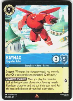 Baymax Upgraded Robot 175/204 Archazia's Island Disney Lorcana - Image 1