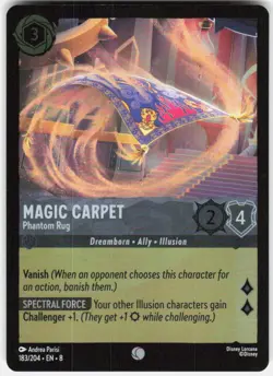 Magic Carpet Phantom Rug Foil 183/204 Reign of Jafar Disney Lorcana - Image 1