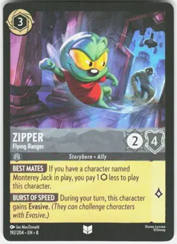 Zipper Flying Ranger 192/204 Reign of Jafar Disney Lorcana - Image 1