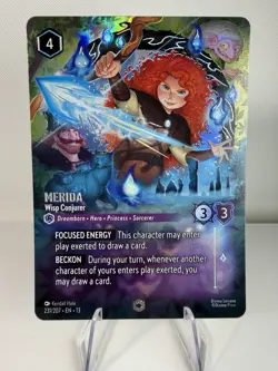 Disney Lorcana Merida Wisp Conjurer Enchanted 231/207 NM - Image 1