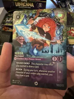 Disney Lorcana Merida Wisp Conjurer Enchanted 231/207 NM - Image 3