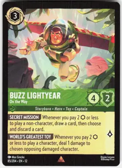 Buzz Lightyear On the Way 85/204 Wilds Unknown Disney Lorcana - Image 1