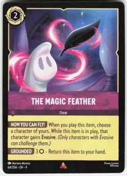The Magic Feather 64/204 Fabled Disney Lorcana - Image 1