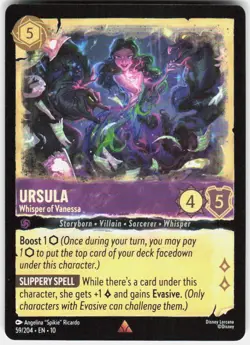 Ursula Whisper of Vanessa 59/204 Whispers in the Well Disney Lorcana - Image 1