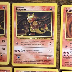 Lot of (9)Pokemon 1st Edition Cards One Holo - Image 3