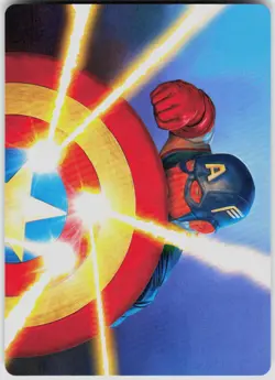 Captain's Defense Art Card 41 Marvel Super Heroes Magic the Gathering - Image 1