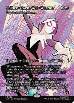 Spider-Gwen, Web-Warrior - Najeela, the Blade-Blossom (Borderless) - 24 / Englis - Image 1
