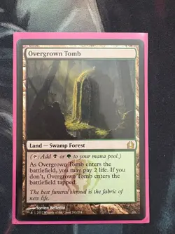 Overgrown Tomb shock land Return to Ravnica Regular Magic the Gathering Single - Image 1