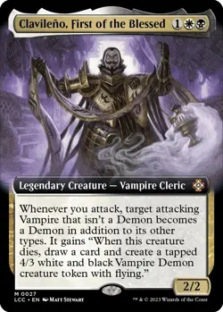 Foil - Clavileno, First of the Blessed (Extended Art) - 27 / NM / English MTG - Image 1