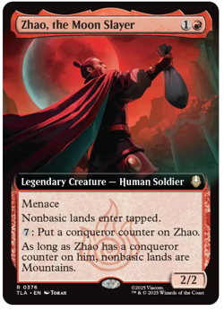 Zhao, the Moon Slayer - Extended Art Avatar MTG - Image 1
