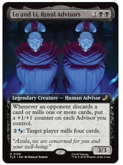 Lo and Li, Royal Advisors - Extended Art Avatar MTG - Image 1