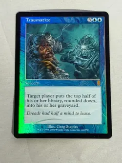MTG FOIL Traumatize Odyssey Magic the Gathering - Image 1