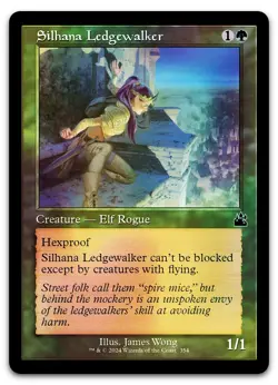 Silhana Ledgewalker (Retro Frame) #354 (Foil) NM Ravnica Remastered Magic MTG - Image 1