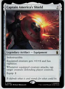 Captain America's Shield 244 Marvel Super Heroes Magic the Gathering - Image 1