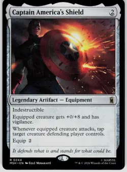 Captain America's Shield 244 Marvel Super Heroes Magic the Gathering - Image 1
