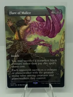 Flare of Malice (Borderless) #331 (NM) Modern Horizons 3 MH3 Magic MTG - Image 1