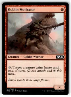 MTG Magic The Gathering Goblin Motivator Common MP - Image 1