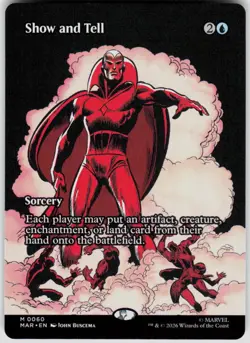 Show and Tell Borderless 60 Marvel Universe Eternal Legal Magic the Gathering - Image 1
