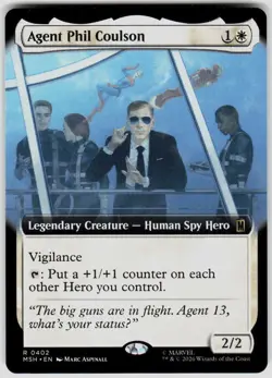 Agent Phil Coulson Extended Art 402 Marvel Super Heroes Magic the Gathering - Image 1