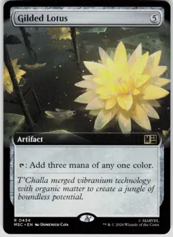 Gilded Lotus Extended Art 434 Commander: Marvel Super Heroes Magic the Gathering - Image 1