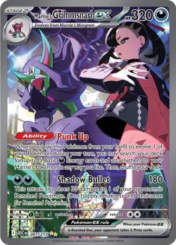 Holofoil - Marnie's Grimmsnarl ex - 287/217 / NM / English Pokemon TCG - Image 1