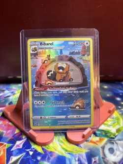 2023 POKEMON SWSH CROWN ZENITH #GG25 BIBAREL GALARIAN GALLERY - NM - Image 1