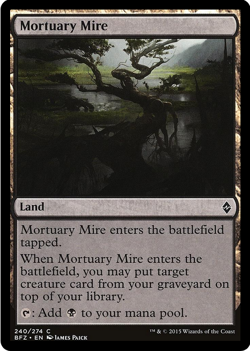 MTG - 4 x Mortuary Mire - Playset 4x x4 - Battle for Zendikar Regular NM - Image 1