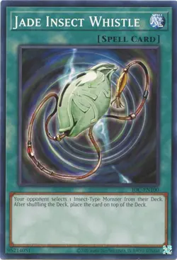 1x Jade Insect Whistle - Unlimited NM Eng YuGiOh - IOC 25th - Image 1