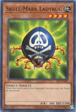 1x Skull-Mark Ladybug - Unlimited NM Eng YuGiOh - IOC 25th - Image 1