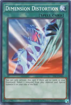 1x Dimension Distortion - Unlimited NM Eng YuGiOh - IOC 25th - Image 1