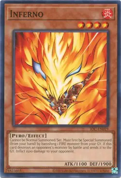 1x Inferno - Unlimited NM Eng YuGiOh - IOC 25th - Image 1
