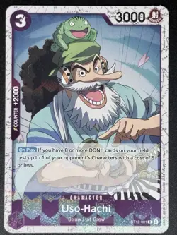 Uso-Hachi (Pirate Foil) ST18-001 The Best Vol. 2 One piece Card TCG - Image 1