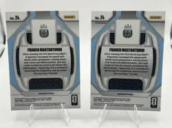 [Lot of 2] 2026 Panini Prizm FIFA World Cup Franco Mastantuono New Era #24 SP - Image 2
