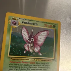 WoTC Pokemon TCG Jungle Venomoth 13/64 Holo Rare 70HP English 1999 Unlimited - Image 5