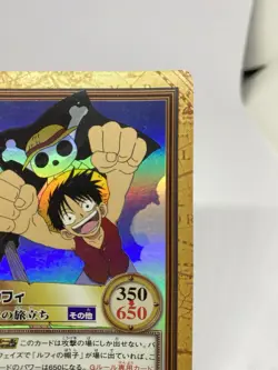 One Piece Hyper Battle Carddass Card Monkey D. Luffy C69 Holo JAPAN - Image 3