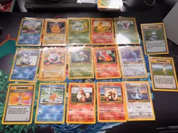 Pokemon Base Set 2 Bundle 69 Cards WOTC 1999/2000 MP to NM Vintage Lot original - Image 1