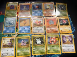 Pokemon Base Set 2 Bundle 69 Cards WOTC 1999/2000 MP to NM Vintage Lot original - Image 2