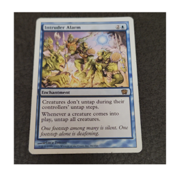 Magic: The Gathering Intruder Alarm 8th Edition Enchantment Card Lightly Played - Image 1