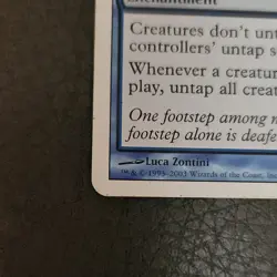 Magic: The Gathering Intruder Alarm 8th Edition Enchantment Card Lightly Played - Image 5