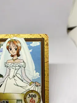 One Piece Hyper Battle 2001 BANDAI NAMI WEDDING DRESS C337 CARD VINTAGE LUFFY - Image 3