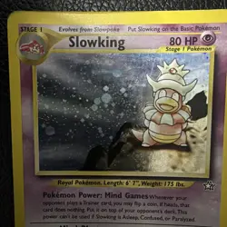 Slowking 14/111 Unlimited Holo Neo Genesis Pokemon Card - Image 2